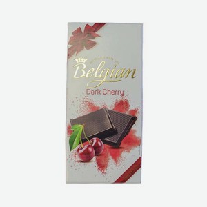 Шоколад Шоколад темный Belgian со вкусом вишни 0.1кг