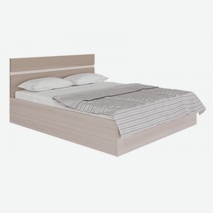 Двуспальная кровать Ненси Ясень шимо / Капучино глянец 160х200 см С подъемным механизмом