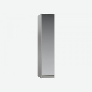Распашной шкаф Нордик Холодный серый / Зеркало Без дополнительных полок