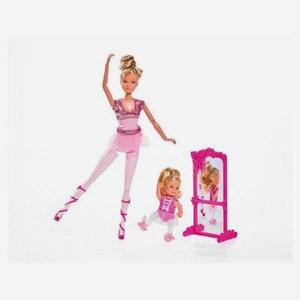 Кукла Simba Штеффи и кукла Еви 12 см Школа балета