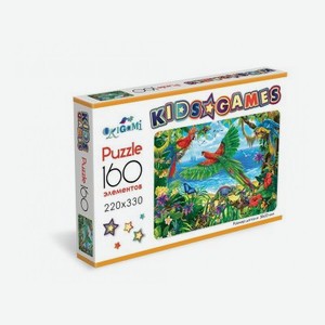 Пазл Origami Kids Games. Попугаи 160 элем.
