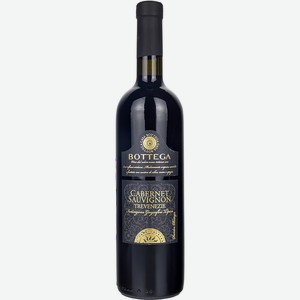 Вино Красное Сухое Bottega Каберне Совиньон Тре Венецие 2021 г.у. 12,5%, 0,75 л, Италия