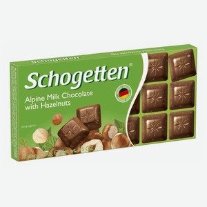Шоколад Schogetten Alpine молочный с фундуком 100 г
