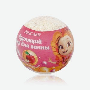 Бурлящий шар для ванны Delicare Сказочный патруль   Алёна   розово-желтый с ароматом яблока 135г