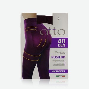 Женские моделирующие колготки Atto Push Up 40den , Фиолетовый , 2 размер