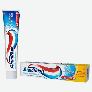 Зубная паста Aquafresh Освежающе-мятная с фтором, 125 мл