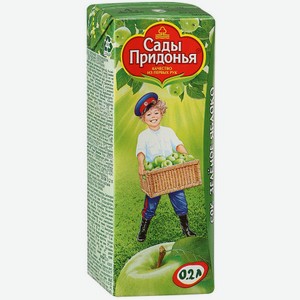 Сок Сады Придонья Зелёное яблоко без сахара
