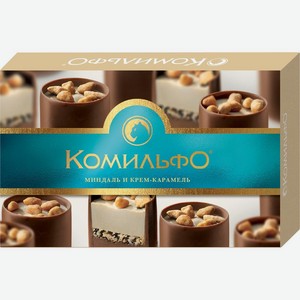 Набор конфет шоколадные Комильфо Миндаль и крем-карамель