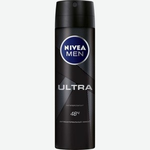 Дезодорант-антиперспирант мужской спрей Nivea Men Ultra с антибактериальным эффектом