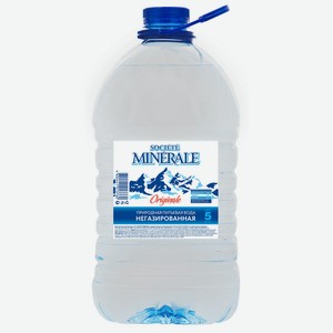 Вода артезианская Societe Minerale питьевая негазированная, 5л