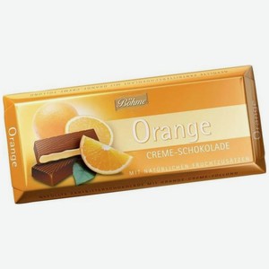 Шоколад темный Bohme с апельсиновой начинкой