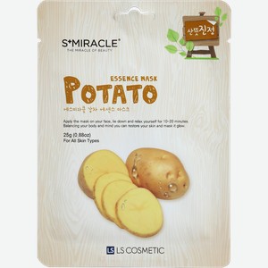 Маска для лица S+Miracle с экстрактом картофеля для жирной и проблемной кожи