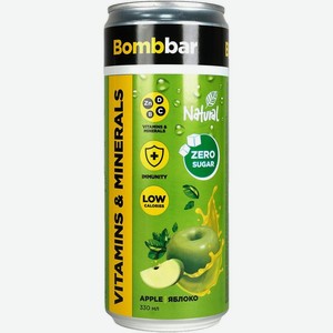 Напиток безалкогольный газированный Bombbar лимонад со вкусом яблока