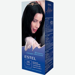 Estel LOVE Крем-краска для волос 1/0 черный