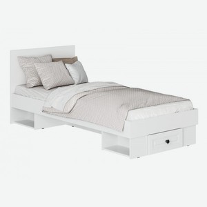 Двуспальная кровать Северина Белый 90х200 см Стандарт