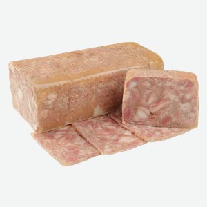Мясо прессованное из свинины кат Б копчено-вареная 1кг