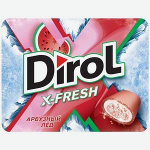 Жевательная резинка Dirol X-Fresh Арбузный лед без сахара 16 г