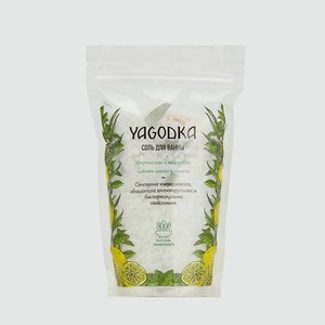YAGODKA Соль для ванны с эфирными маслами эвкалипта, чайного дерева и лимона 500
