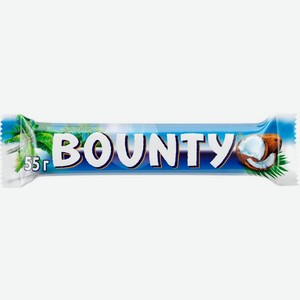 Батончик Bounty шоколадный с нежной мякотью кокоса 55г