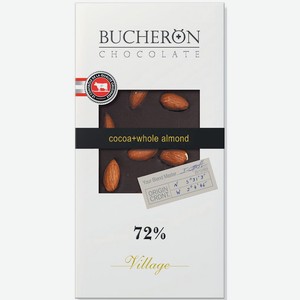 Шоколад Bucheron Village горький с миндалём, 100 г