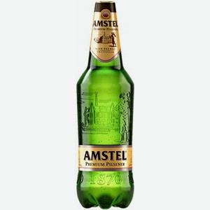 Пиво Amstel Premium Pilsener Светл. Фильтр. Пастер. Пэт 1,25л