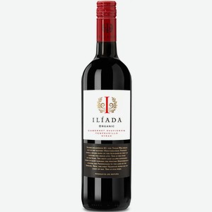 Вино ординарное ИЛИАДА 8,5-15% КР. СУХ. 0,75Л