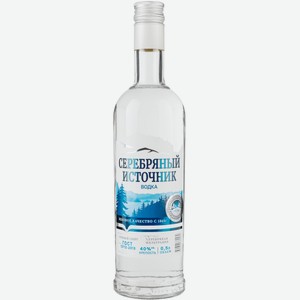 Водка Серебряный Источник Мягкая 38% 0,5л, , в магазине Бристоль - цена ...