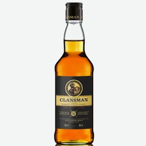 Виски шотландский купажированный КЛАНСМЭН 40% 0,5Л