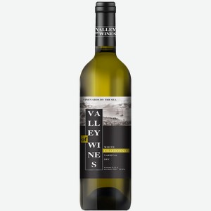 Вино ординарное ДОЛИНА ВИН ШАРДОНЕ 10-12% БЕЛ. СУХ. 0,75Л