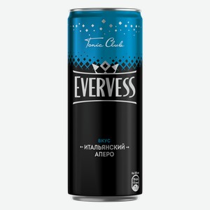 Напиток Evervess Тоник Итальянский Аперо Газ. Ж/б. 0,33л, ,
