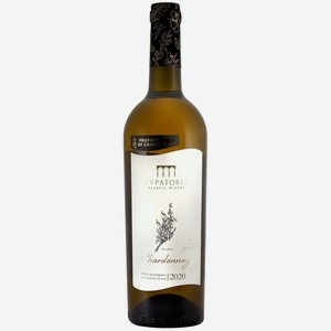 Вино ординарное СЕРИЯ ТРАВЫ ШАРДОНЕ 10-12% БЕЛ. П/СЛ. 0,75Л