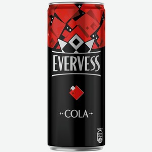 Напиток Evervess Cola Газ. Ж/б. 0,33л, ,
