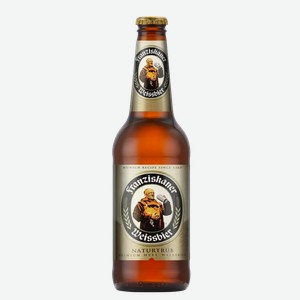 Пиво Franziskaner Premium Hefe-weissbier Пшеничное Светл. Нефильтр. Пастер. Cт/б. 0,45л