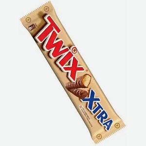 Шоколадный батончик TWIX EXTRA 82Г,