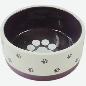 Миска для собак Foxie Paws фиолетовая 360 мл