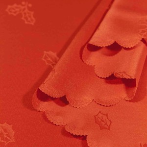 Скатерть прямоугольная Wellness Санта жаккард цвет: красный, 220×150 см