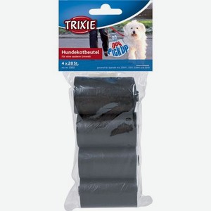 Пакеты для уборки за собаками Trixie 4 рулона по 20 шт 3 л