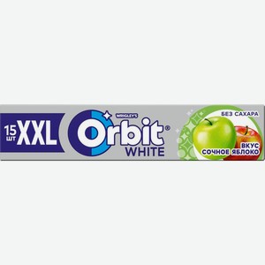 Жевательная резинка Orbit White Сочное яблоко без сахара 20.4г