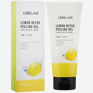 LEBELAGE Гель скатка отшелушивающий для кожи лица и шеи с экстрактом лимона 180