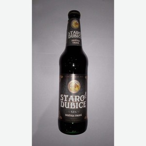 Пиво Starodubice Desitka Tmava темное фильтрованное 4.6% 500мл