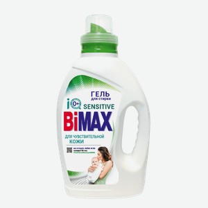 Гель для стирки Bimax для чувствительной кожи, 1.3 л, пластиковая бутылка