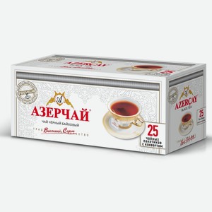 Чай Азерчай Премиум черный в/с 25*2г