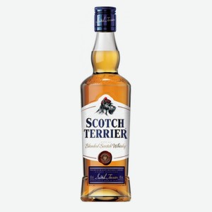 Виски Скотч терьер, шотландский купажированный 0,5л.