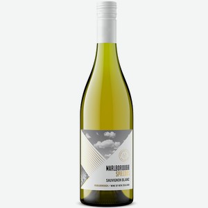 Вино Мальборо Спрингс сортовое ординарное белое сухое 12.5% 0,75л
