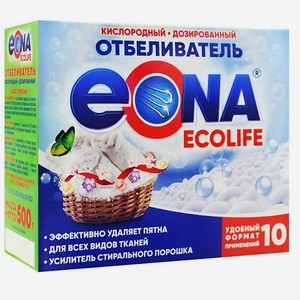 EONA Кислородный отбеливатель для всех видов тканей Ecolife 500