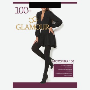 Колготки женские Glamour Microfibra 100 Nero, размер 3