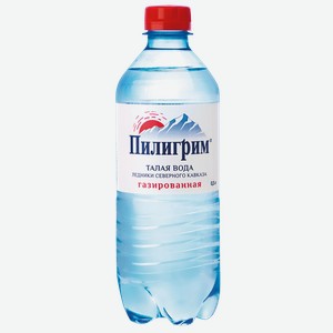 Вода газ рн 7,63 Пилигрим питьевая Меркурий п/б, 0,5 л