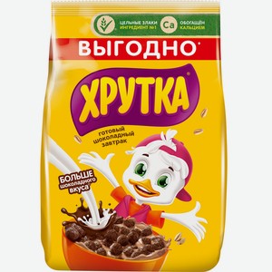 Готовый шоколадный завтрак Хрутка обогащенный кальцием, 650г Россия