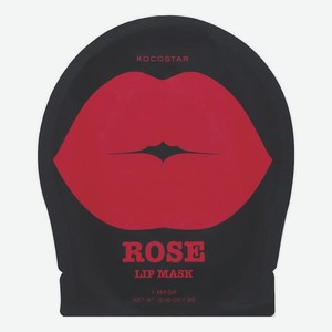Гидрогелевые патчи для губ с экстрактом розы Rose Lip Mask: Патчи 1шт