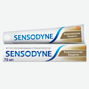 Зубная паста Sensodyne комплексная защита освежающий мятный вкус, 75 мл